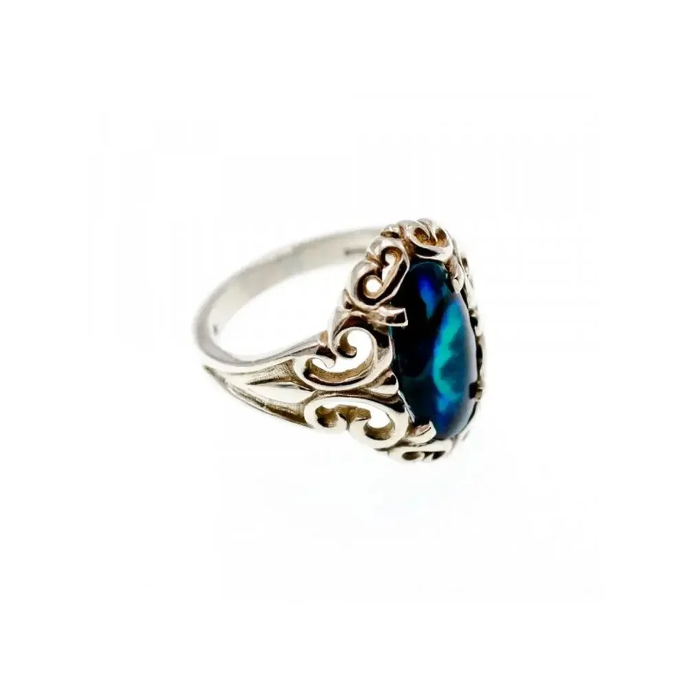 925 STERLING SILVER GALIOTIS OPENWORK RING SIZE 7